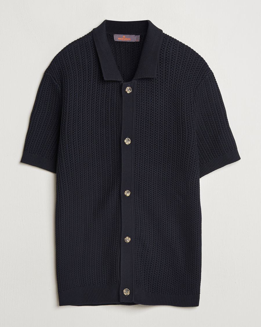 Herren | Hemden | Morris | Connors Short Sleeve Shirt Old Blue