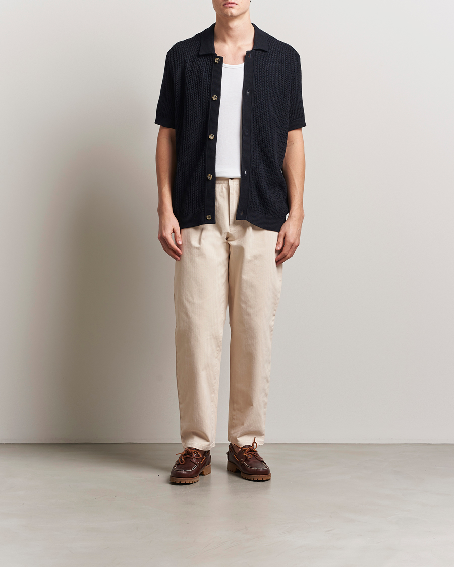 Herren | Hemden | Morris | Connors Short Sleeve Shirt Old Blue