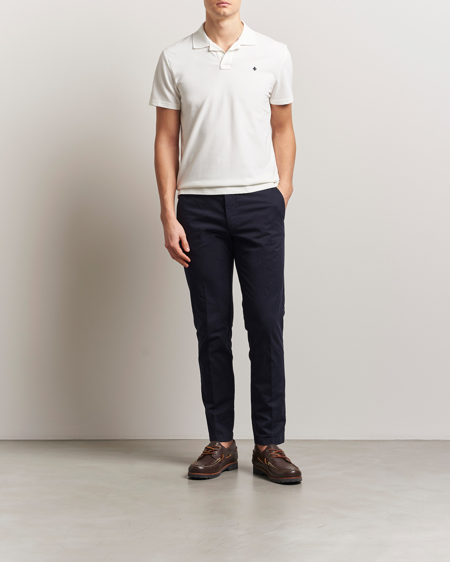 Herren | Poloshirts | Morris | Dylan Pique Shirt Off White