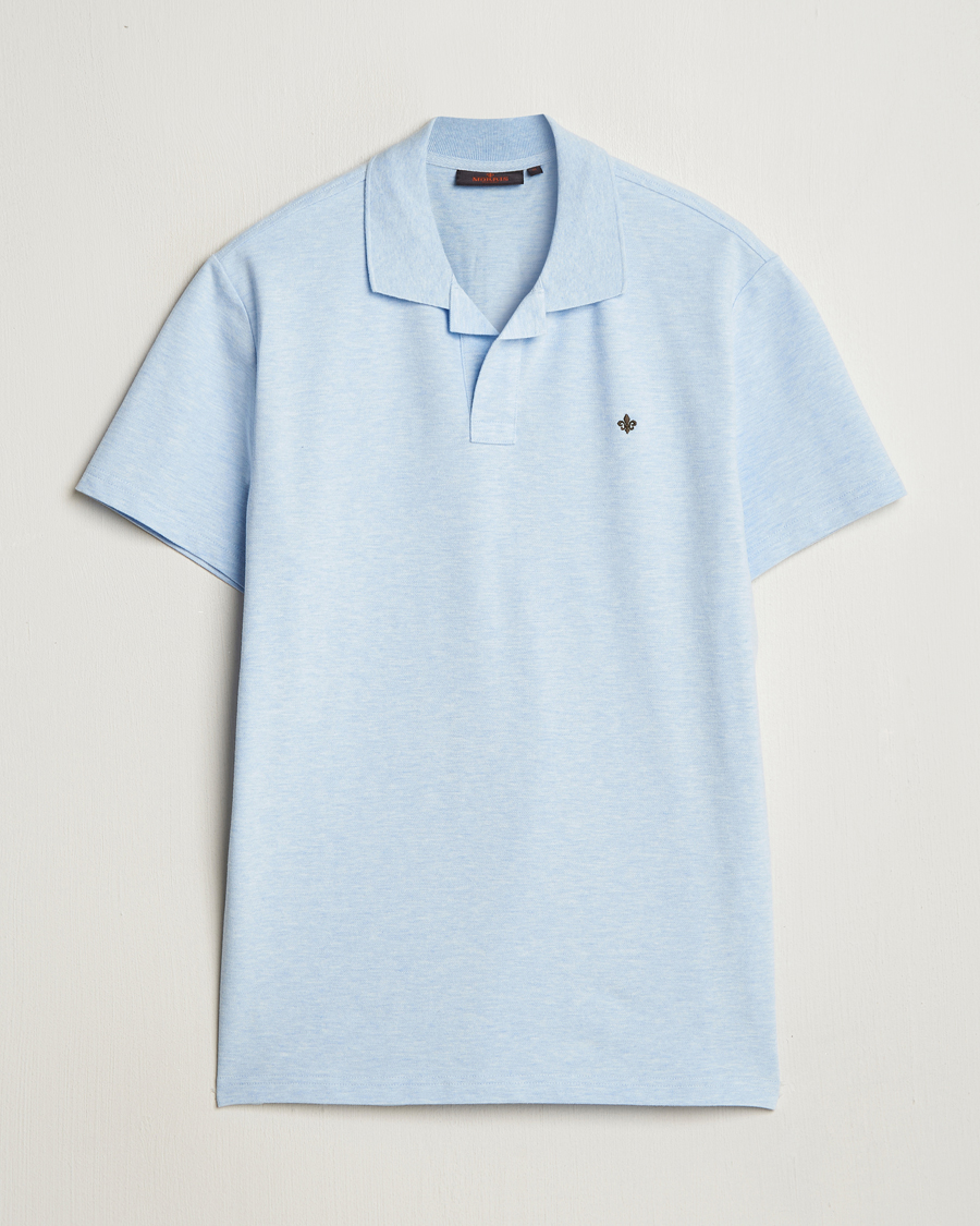 Herren | Poloshirts | Morris | Dylan Pique Shirt Light Blue