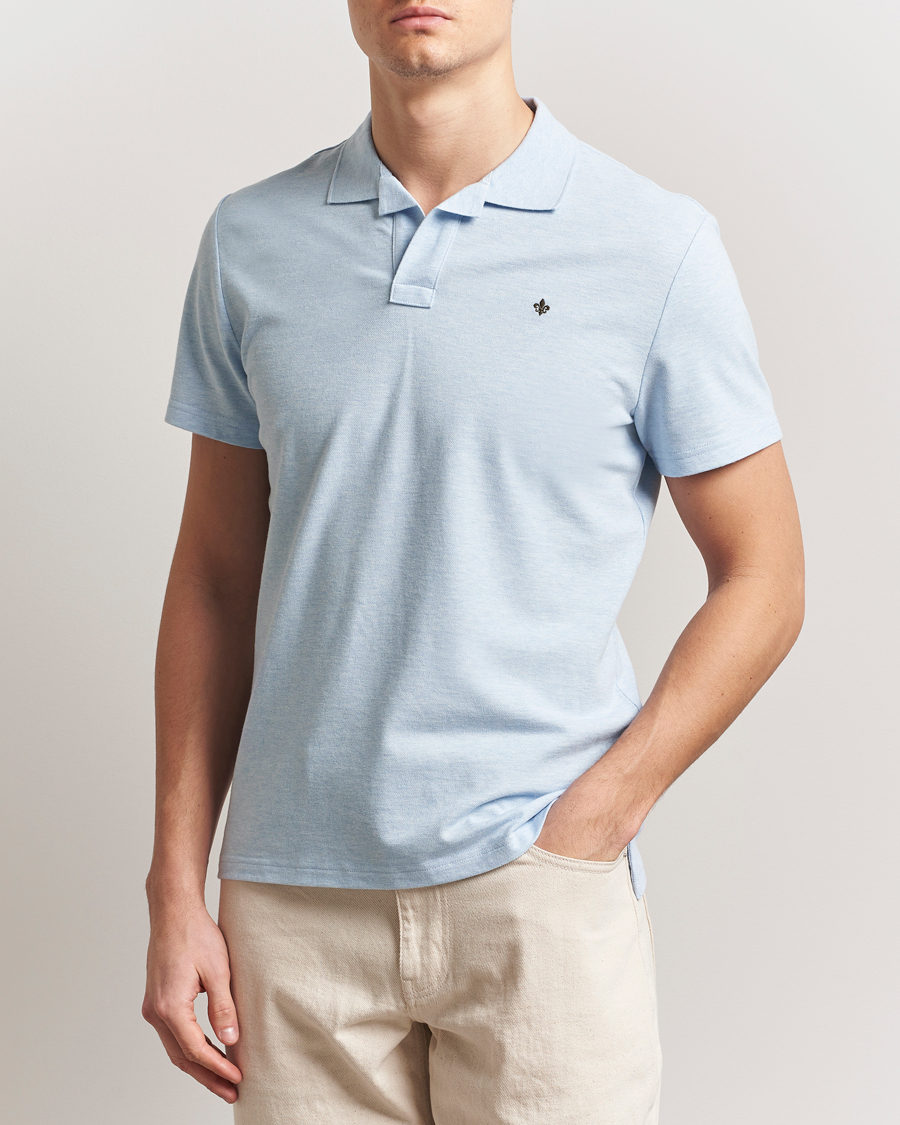 Herren | Poloshirts | Morris | Dylan Pique Shirt Light Blue