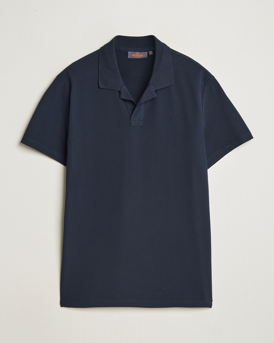 Herren | Poloshirts | Morris | Dylan Pique Shirt Old Blue