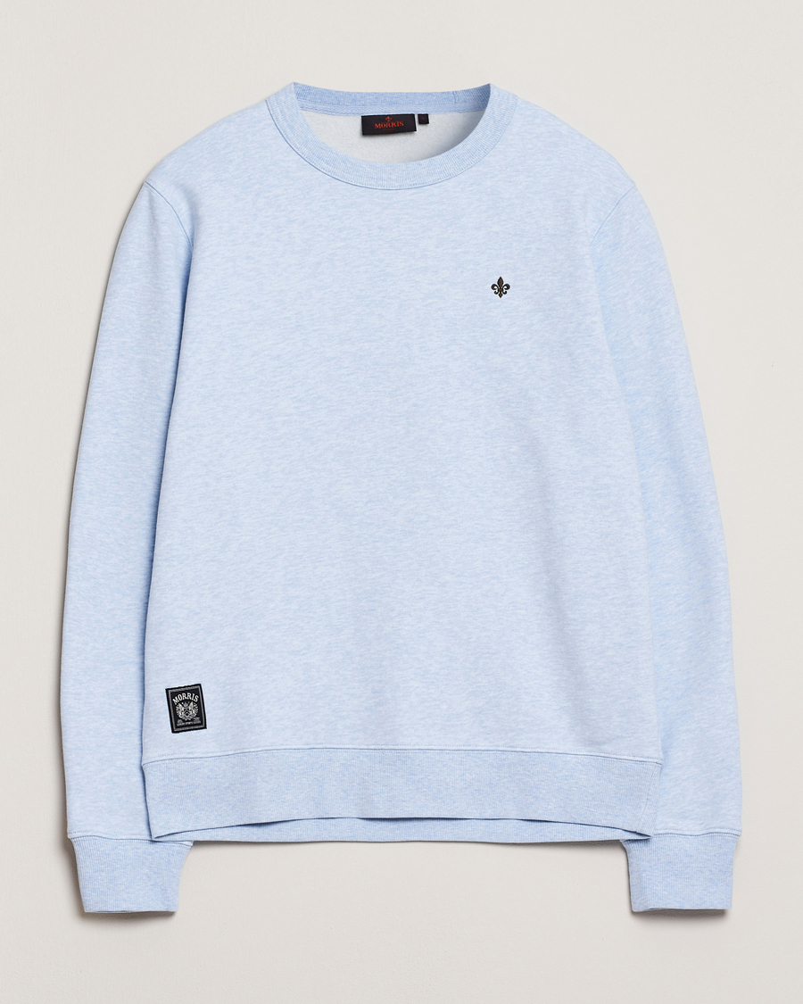 Herren | Pullover | Morris | Brandon Lily Sweatshirt Light Blue