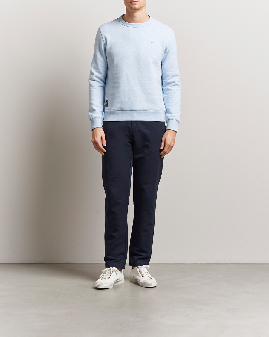 Herren | Pullover | Morris | Brandon Lily Sweatshirt Light Blue