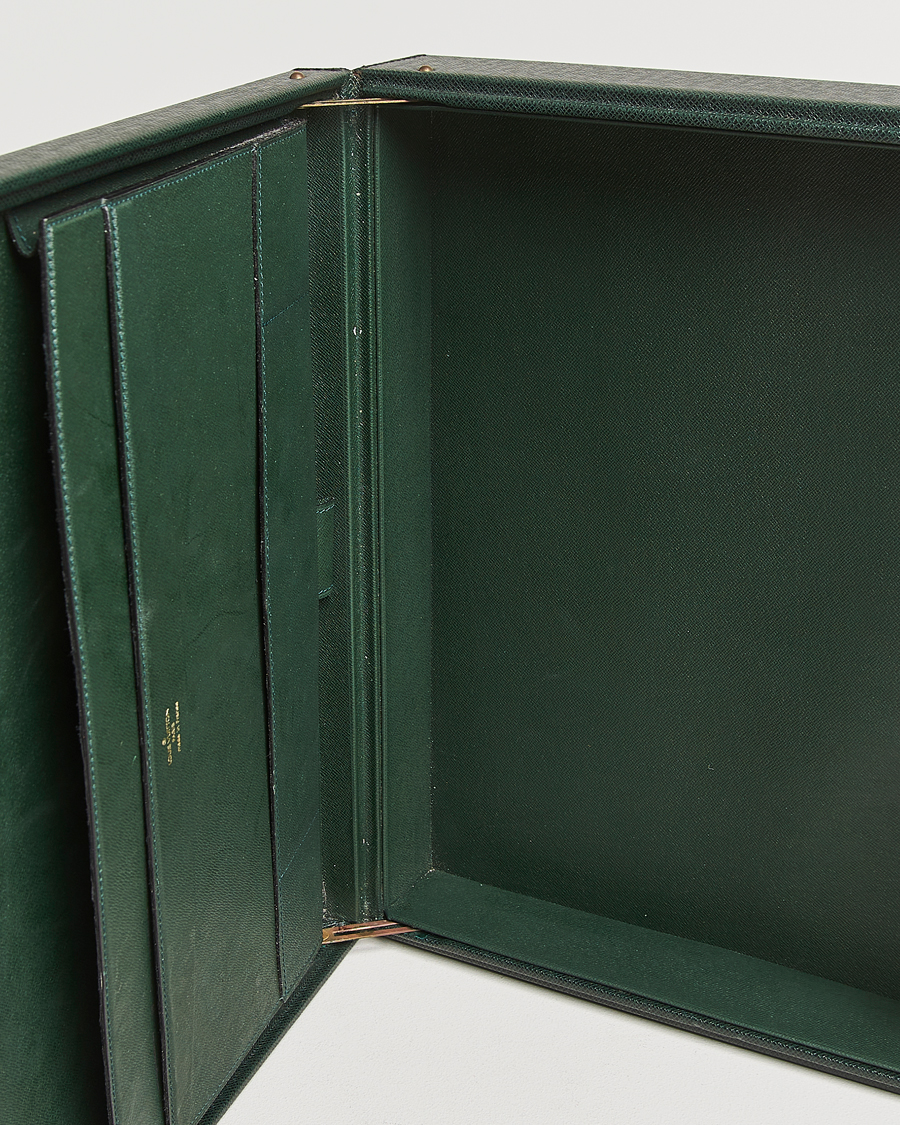 Herren | Louis Vuitton Pre-Owned Diplomat Briefcase Taiga Green | Louis Vuitton Pre-Owned | Diplomat Briefcase Taiga Green