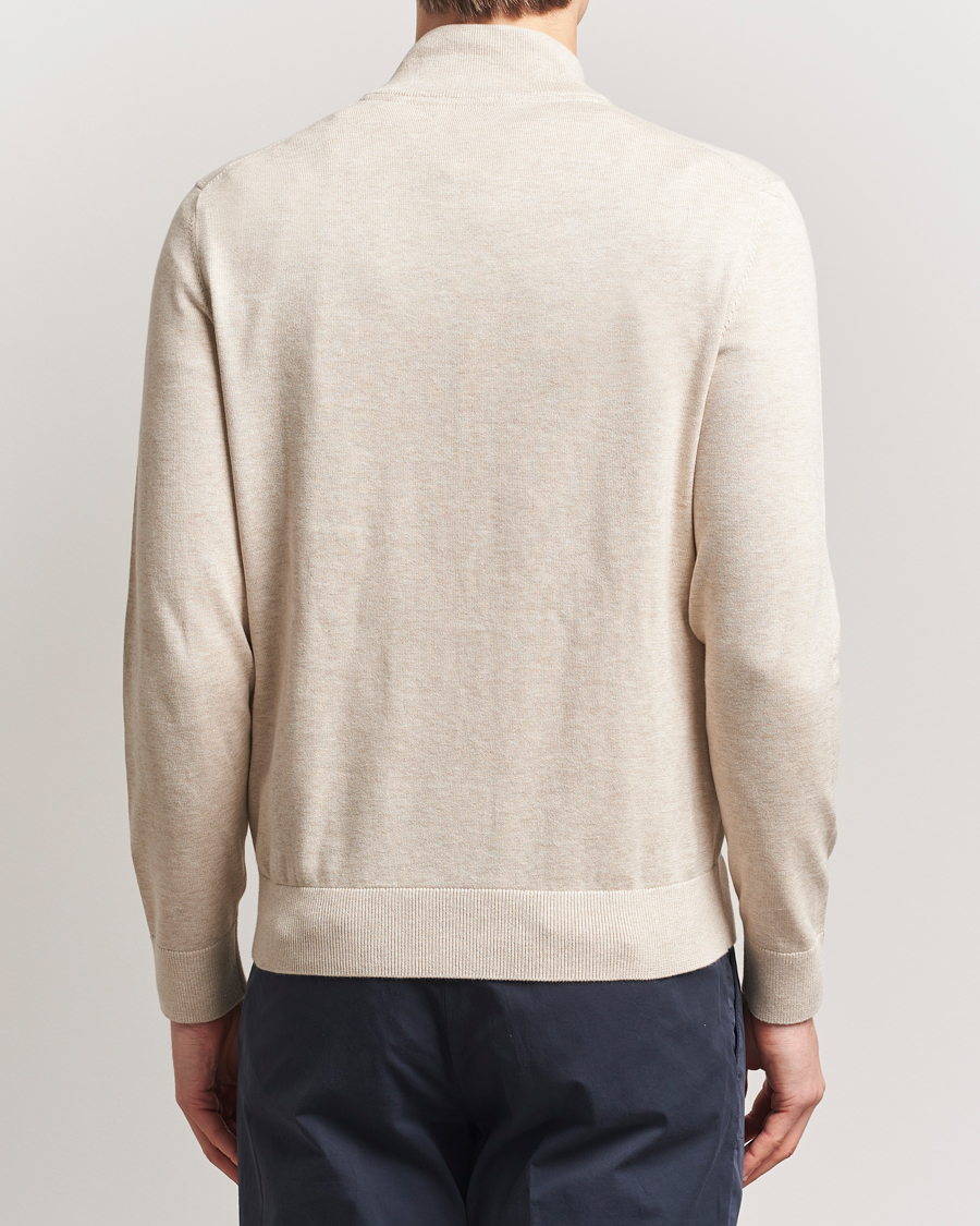 Herren | Pullover | Morris | Riley Cotton Half Zip Khaki