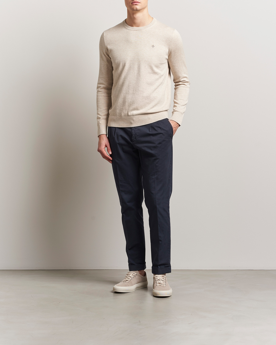 Herren | Pullover | Morris | Riley Cotton O-Neck Khaki