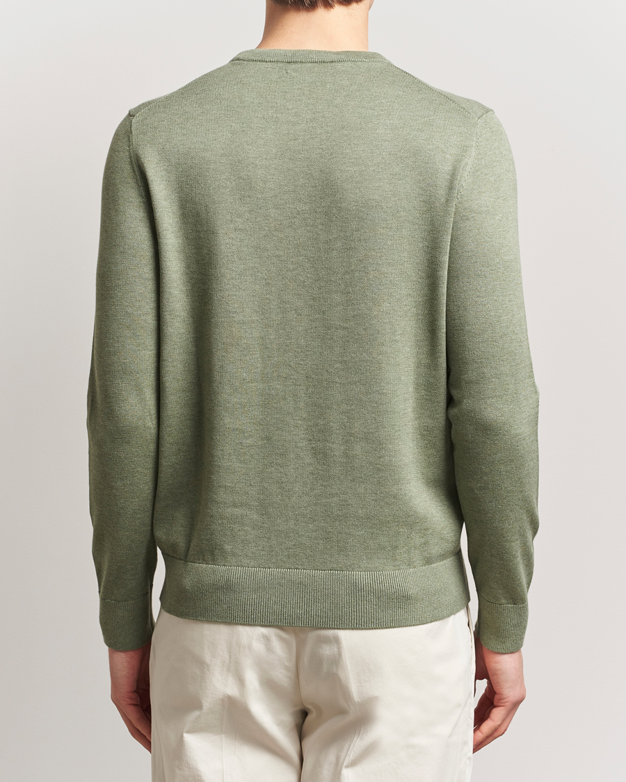 Herren | Pullover | Morris | Riley Cotton O-Neck Olive