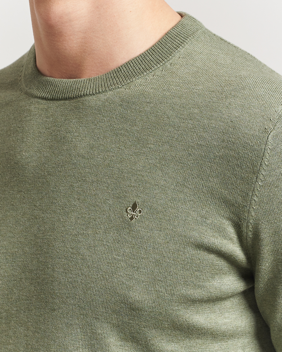 Herren | Pullover | Morris | Riley Cotton O-Neck Olive