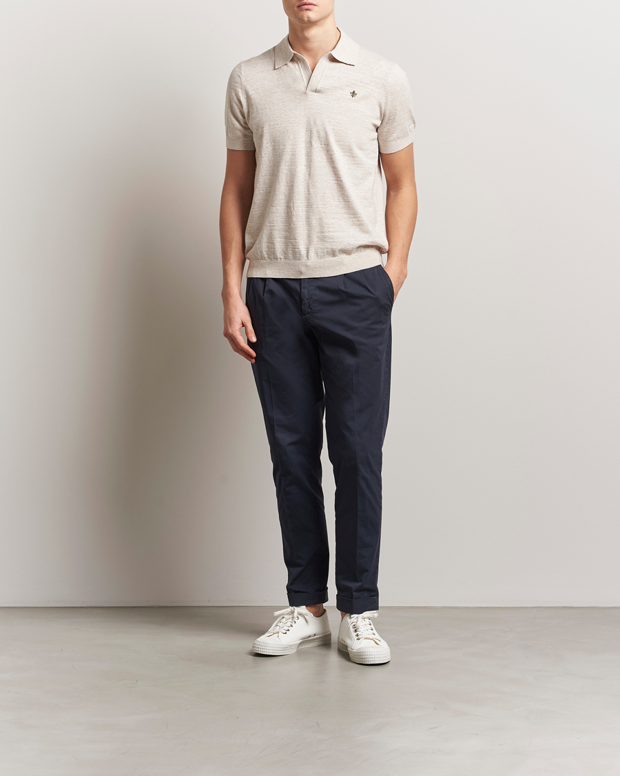 Herren | Poloshirts | Morris | Randall Cotton Resort Polo Khaki