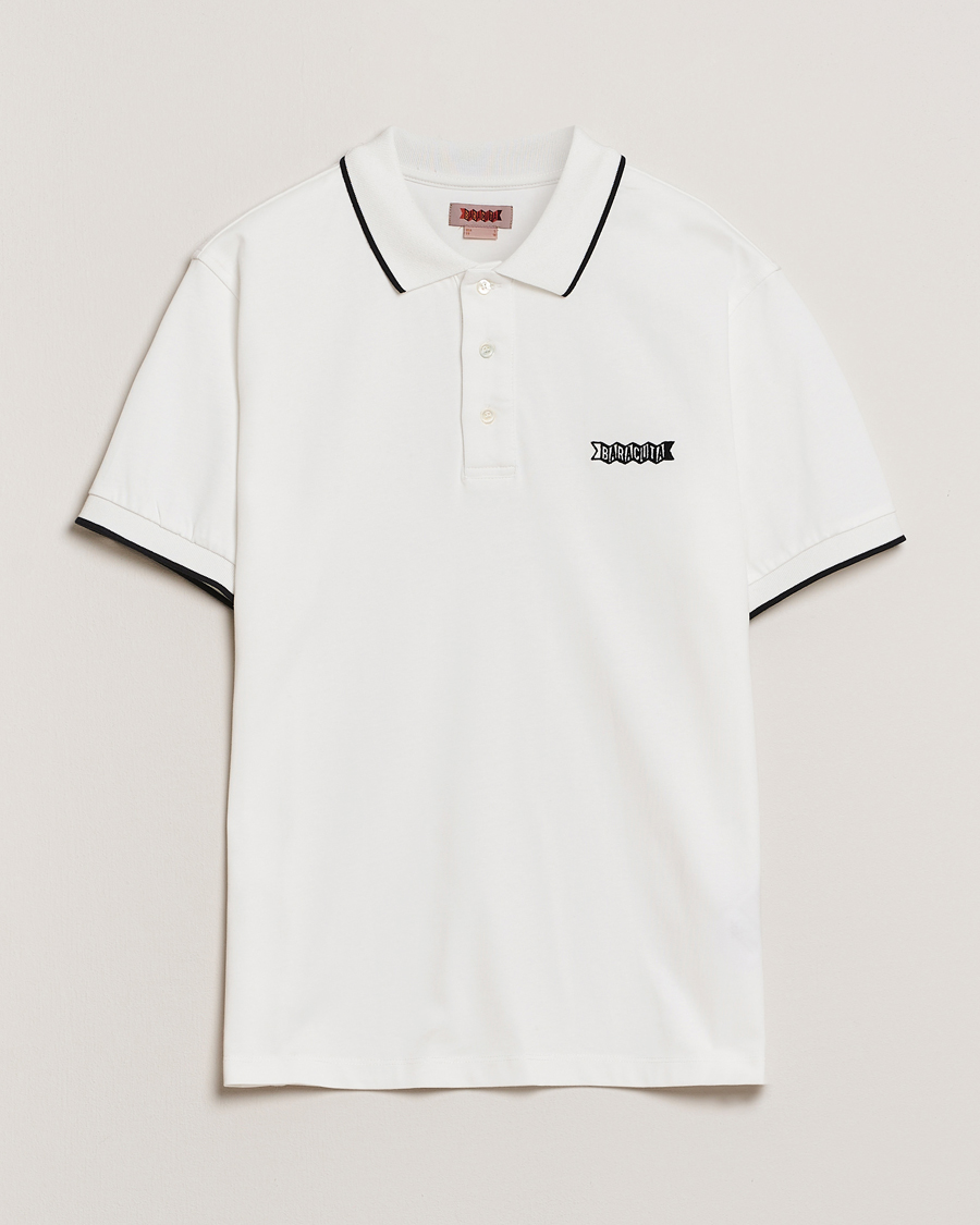 Herren | Poloshirts | Baracuta | Short Sleeve Cotton Jersey Polo Ivory