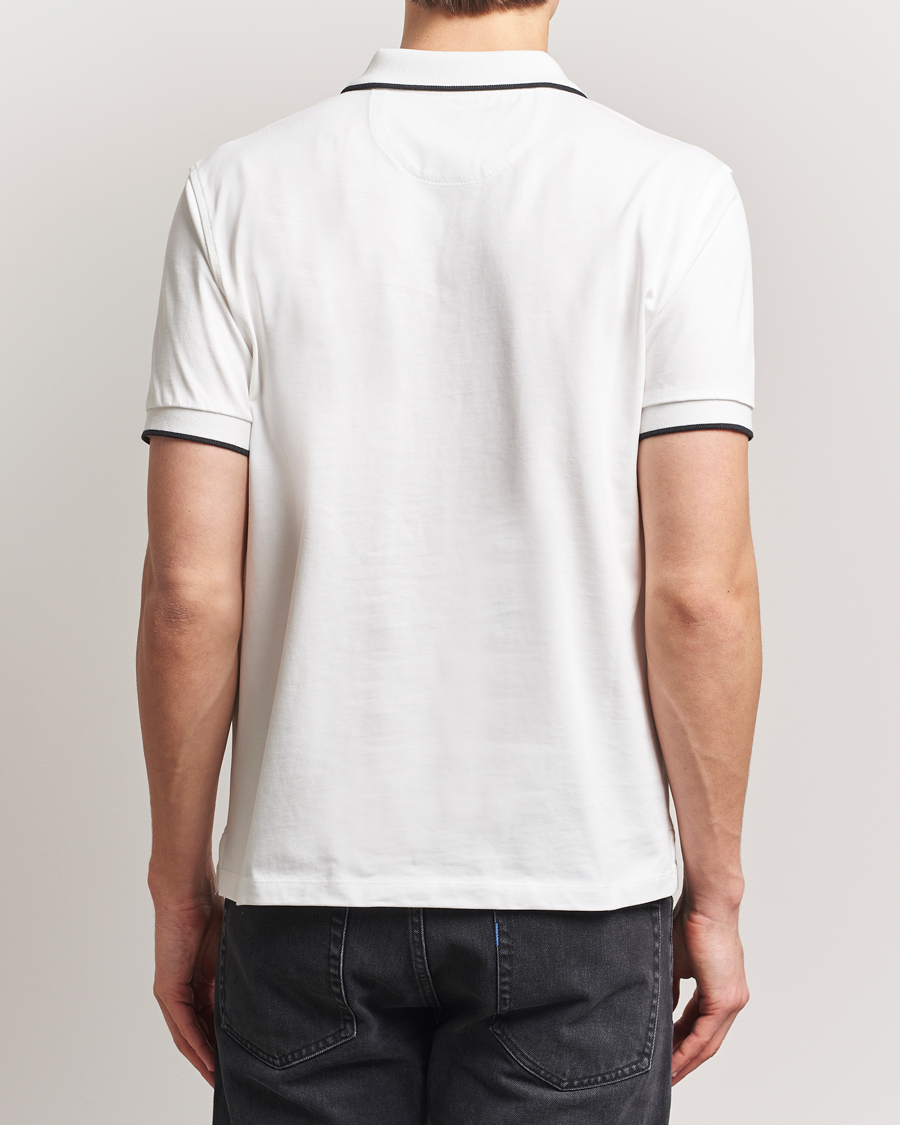 Herren | Poloshirts | Baracuta | Short Sleeve Cotton Jersey Polo Ivory