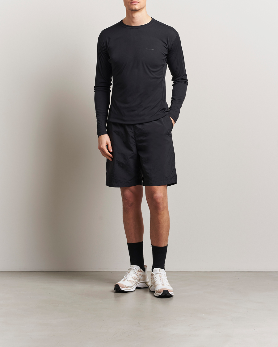 Herren | T-Shirts | Snow Peak | Power Dry Long Sleeve T-Shirt Black