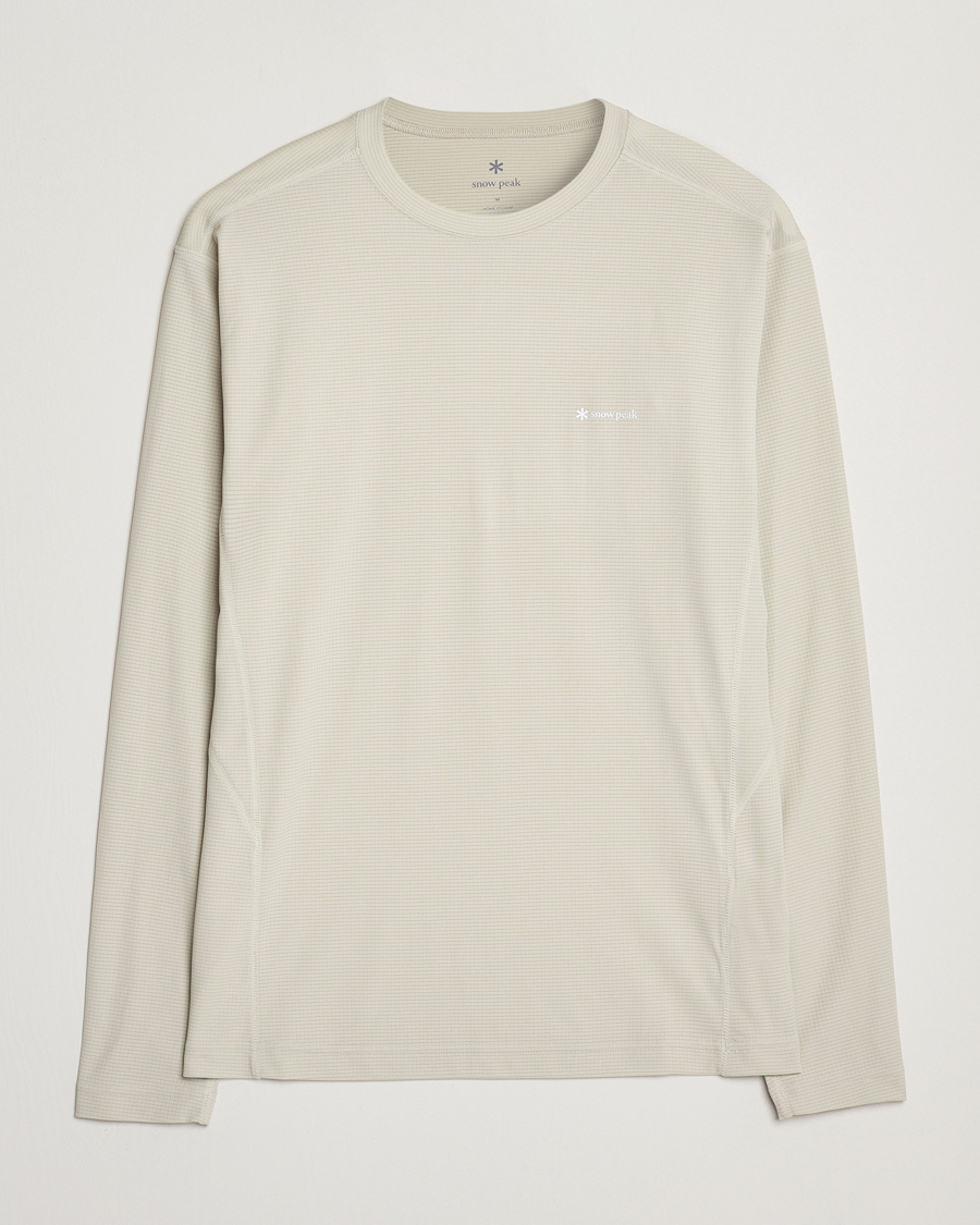 Herren | T-Shirts | Snow Peak | Power Dry Long Sleeve T-Shirt Ivory