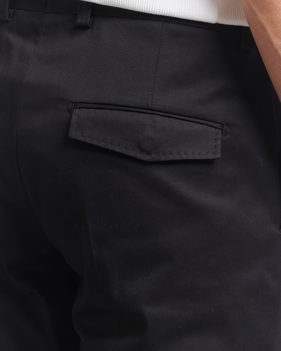 Herren | Hosen | Tiger of Sweden | Tenuta Pleated Cotton Trousers Black