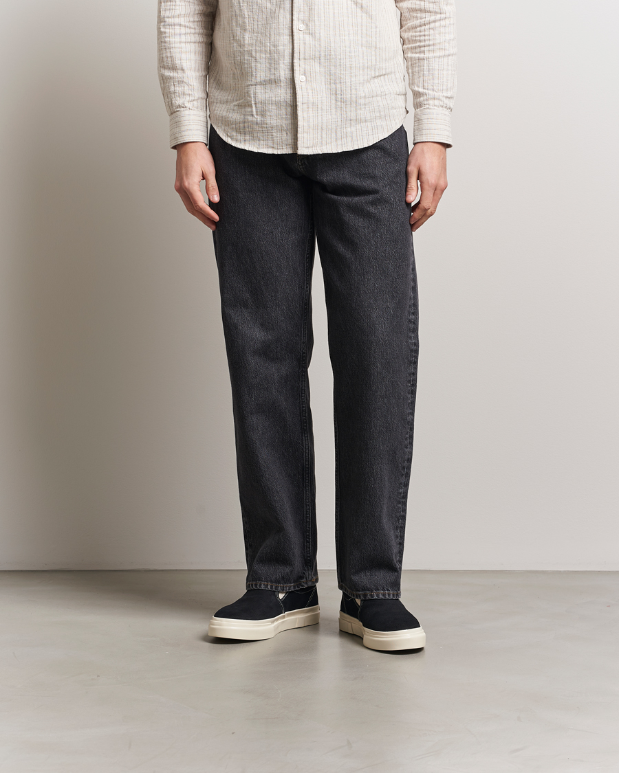 Herren | Stepney Workers Club Lister Suede Slip-On Sneaker Black | Stepney Workers Club | Lister Suede Slip-On Sneaker Black