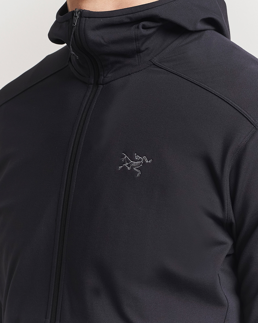 Arc'teryx Kyanite Lightweight Full Zip Hoodie Black bei Care of Carl