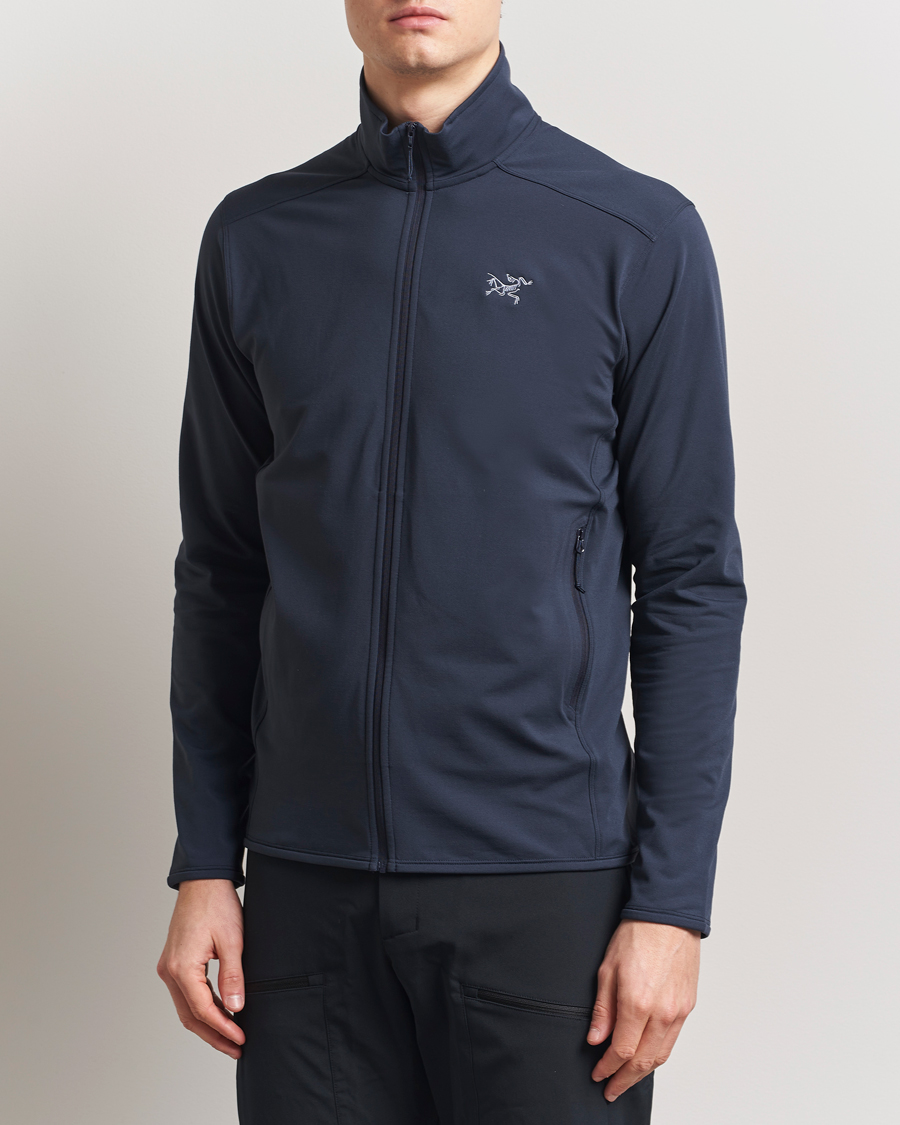 Herren | Pullover | Arc'teryx | Kyanite Lightweight Full Zip Black Sapphire