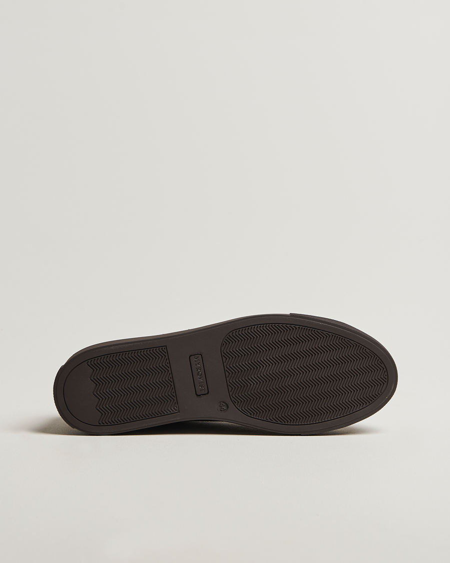 Herren | Sneaker | Myrqvist | Oaxen Monochrome II Sneaker Dark Brown Suede