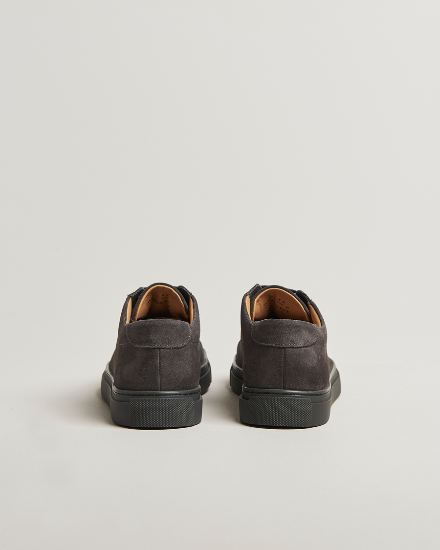 Herren | Sneaker | Myrqvist | Oaxen Monochrome II Sneaker Dark Grey Suede