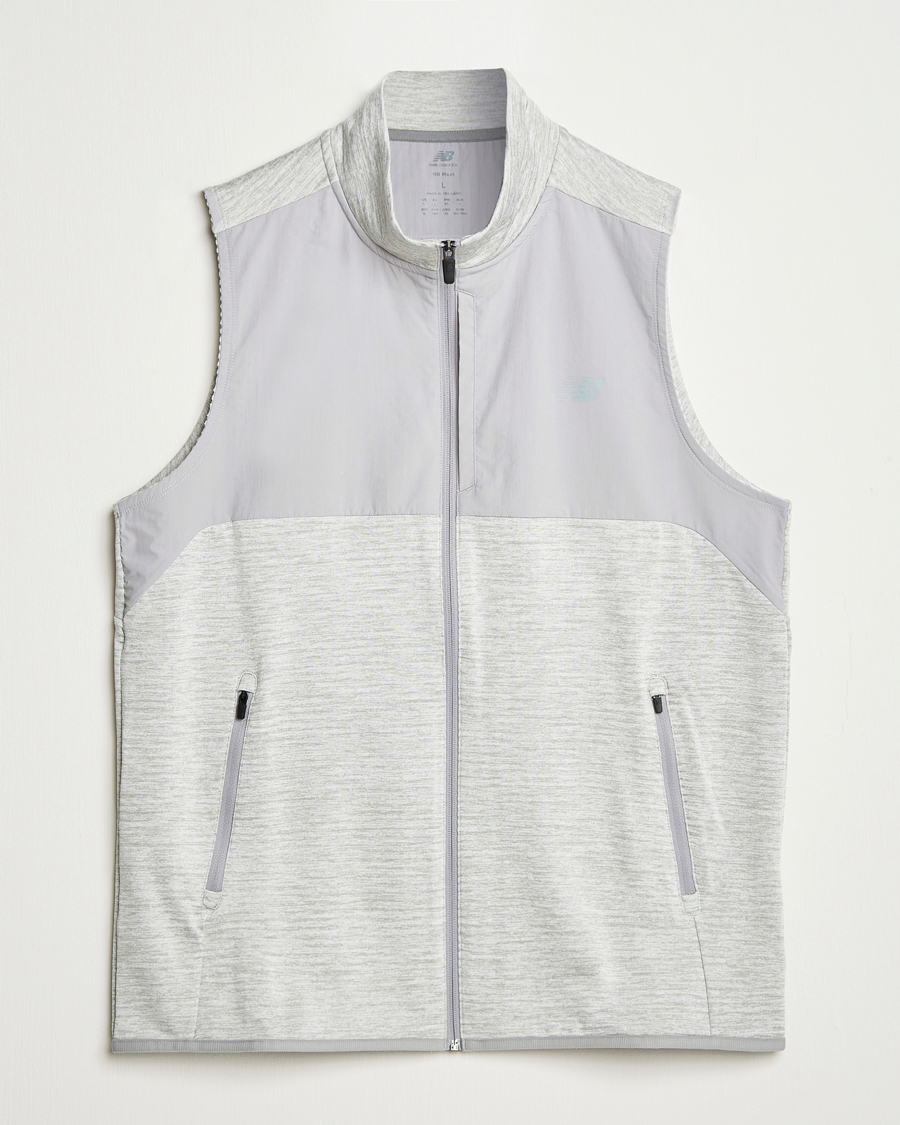 Herren | Pullover | New Balance Running | New Balance Heat Grid Vest Grey