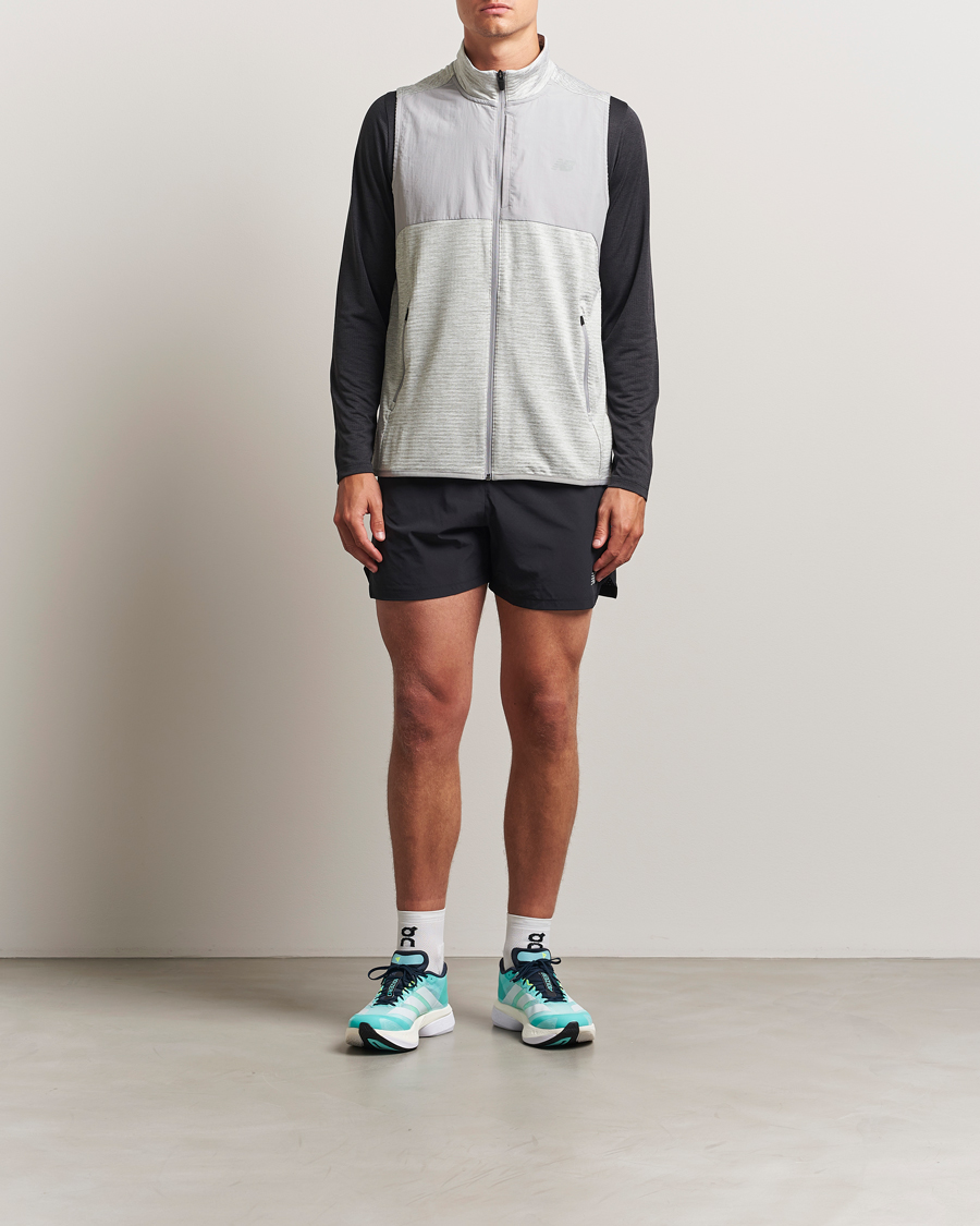 Herren | Pullover | New Balance Running | New Balance Heat Grid Vest Grey