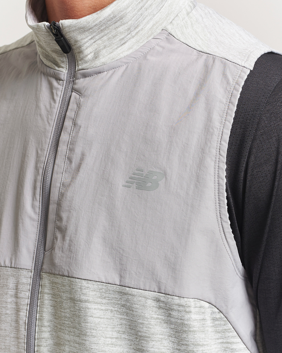 Herren | Pullover | New Balance Running | New Balance Heat Grid Vest Grey