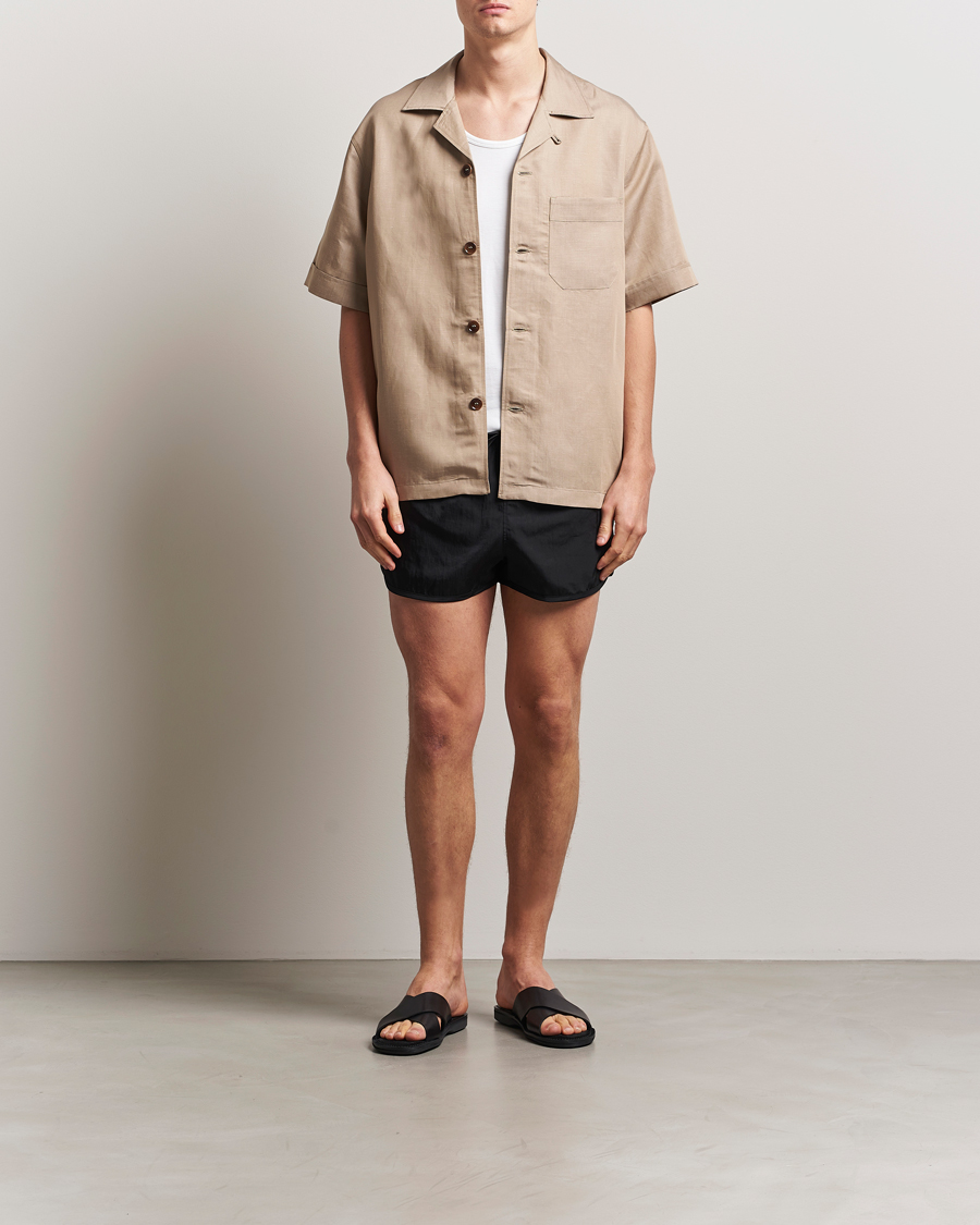 Herren | Badehosen | CDLP | Satin Twill Swim Shorts Black