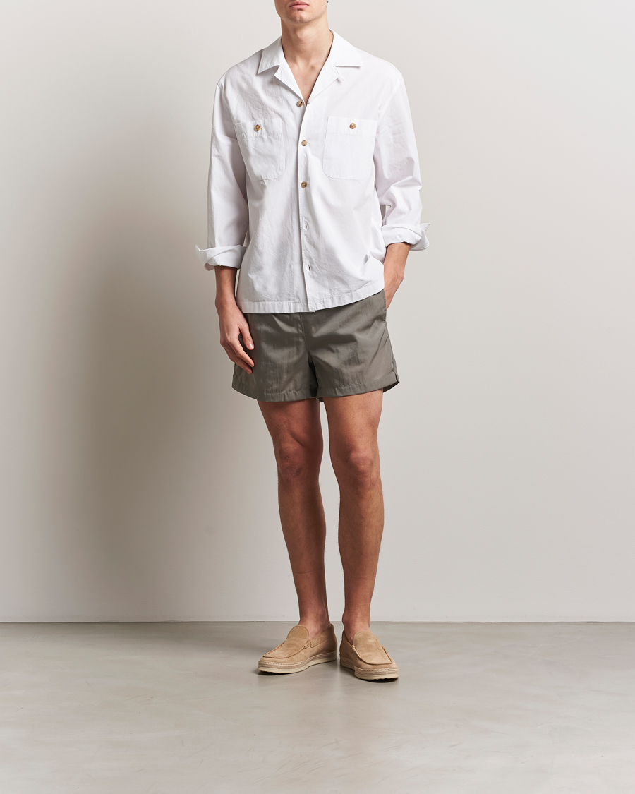Herren | Badehosen | CDLP | Satin Twill Swim Trunks Steel