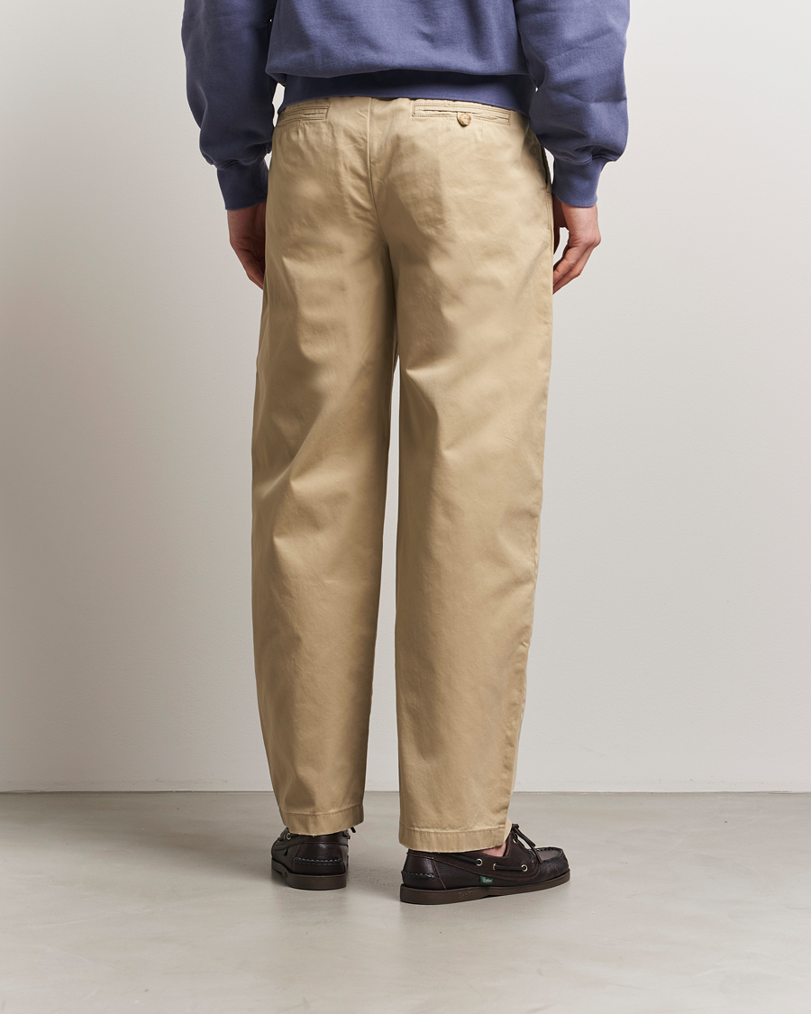 Herren | Hosen | GANT 240 Mulberry Street | Relaxed Fit Cotton Twill Chinos Woody Beige