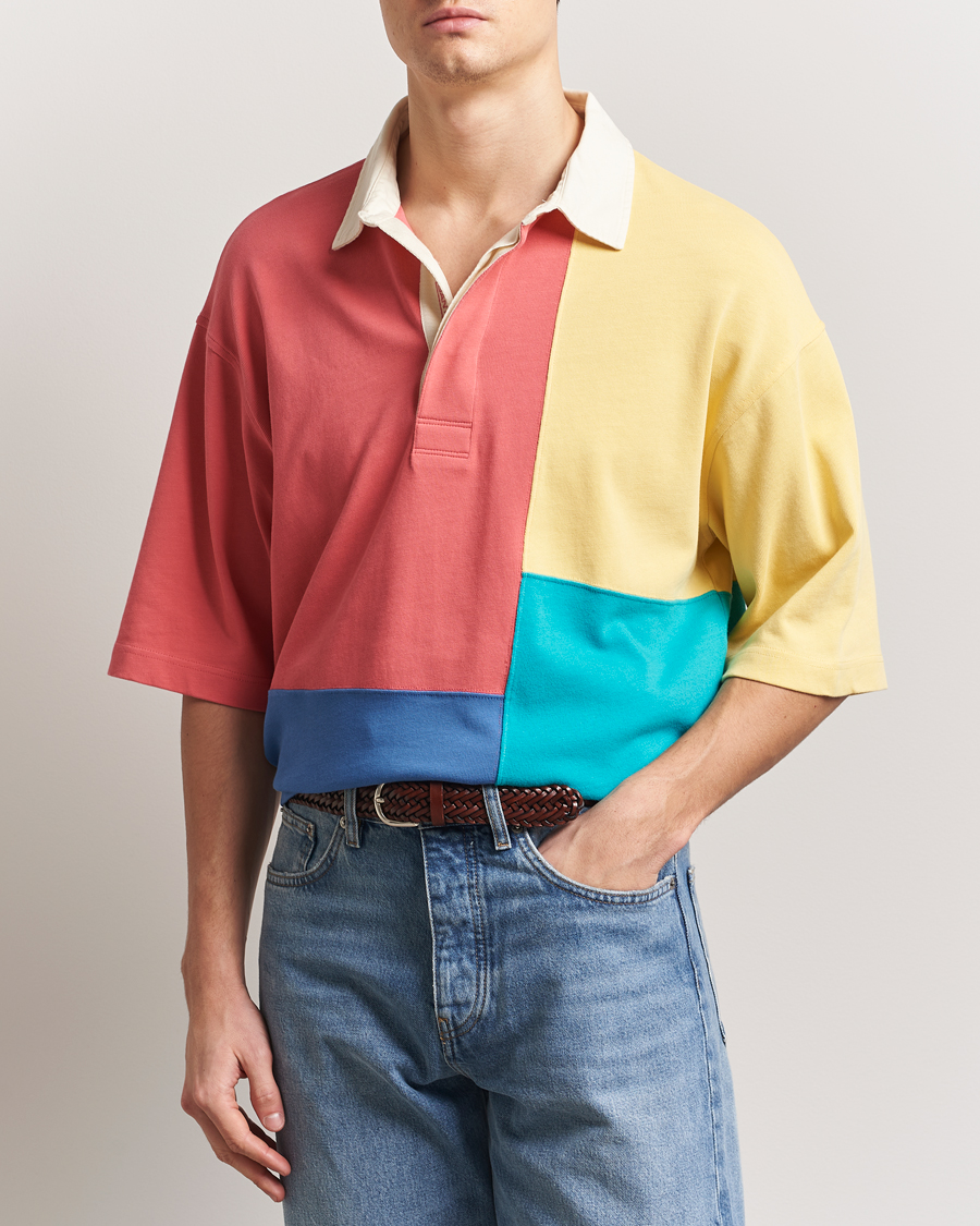 Herren | Poloshirts | GANT 240 Mulberry Street | Colorblocked Heavy Rugger Polo Multi