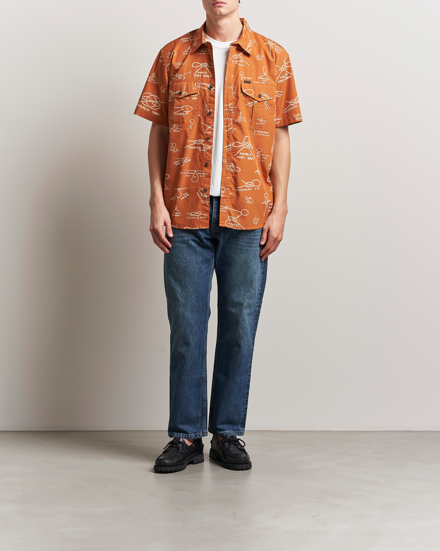 Herren | Hemden | Filson | Washed Short Sleeve Shirt Bourbon