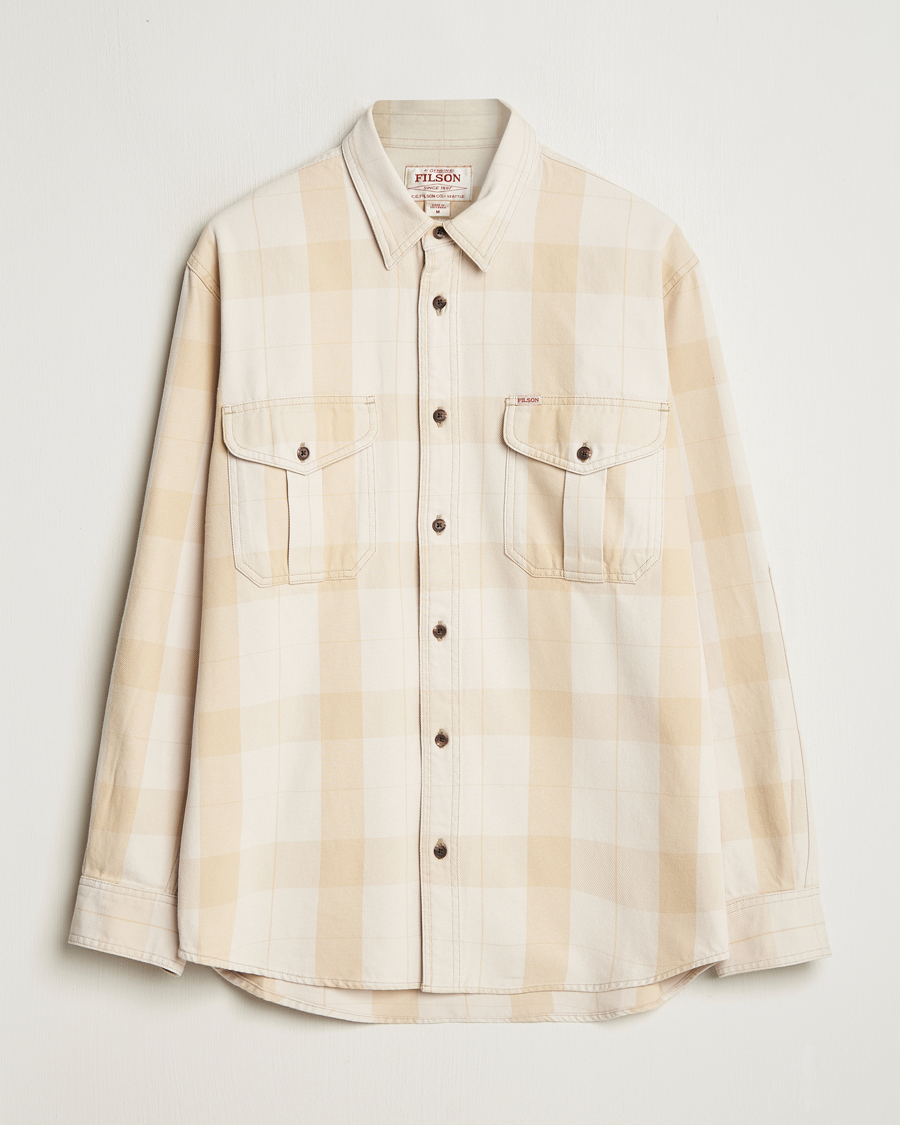 Herren | Hemden | Filson | Vintage Wash Alaska Guide Shirt Light Gray/Khaki