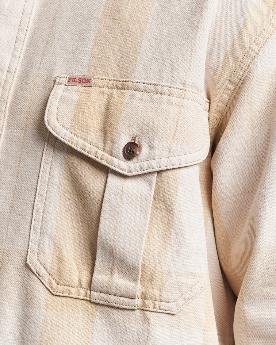 Herren | Hemden | Filson | Vintage Wash Alaska Guide Shirt Light Gray/Khaki