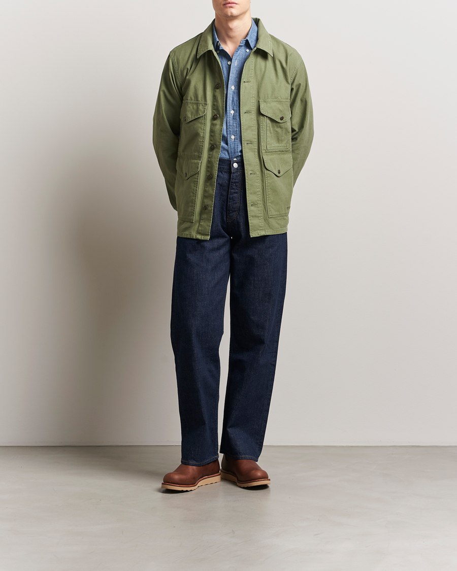 Herren | Jacken | Filson | Reverse Sateen Field Cruiser Washed Green
