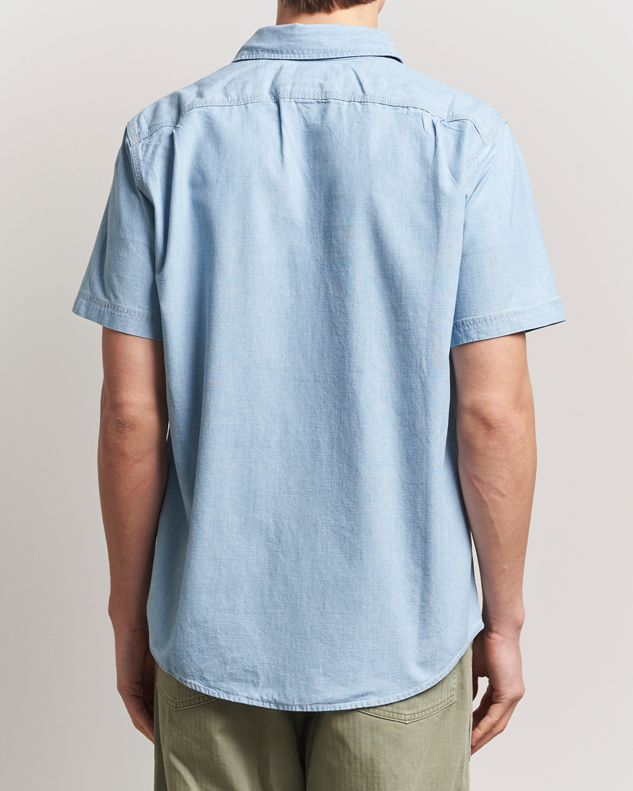 Herren | Hemden | Filson | Short Sleeve Chambray Shirt Light Indigo