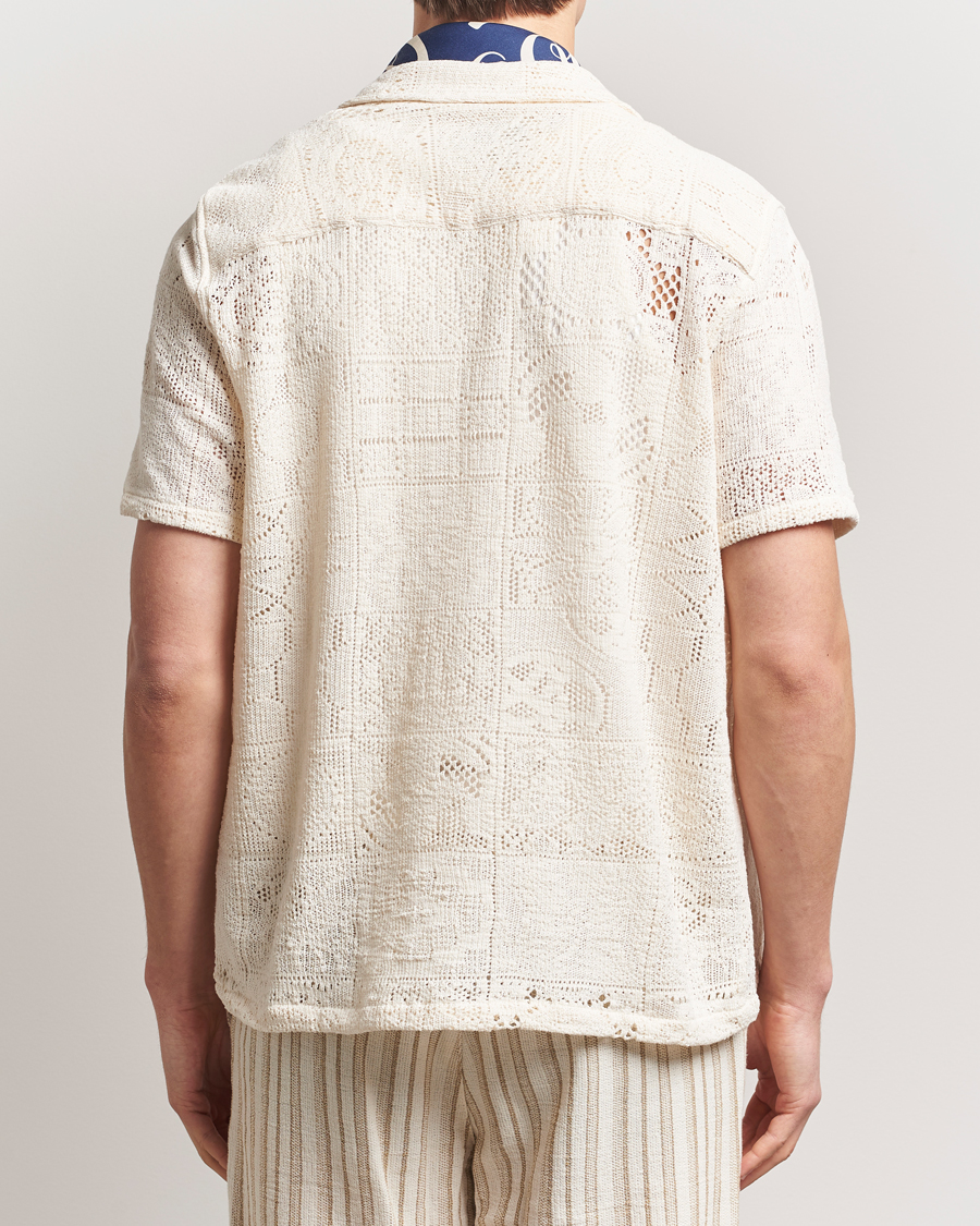 Herren | Hemden | LES DEUX | Hector Lace Short Sleeve Shirt White