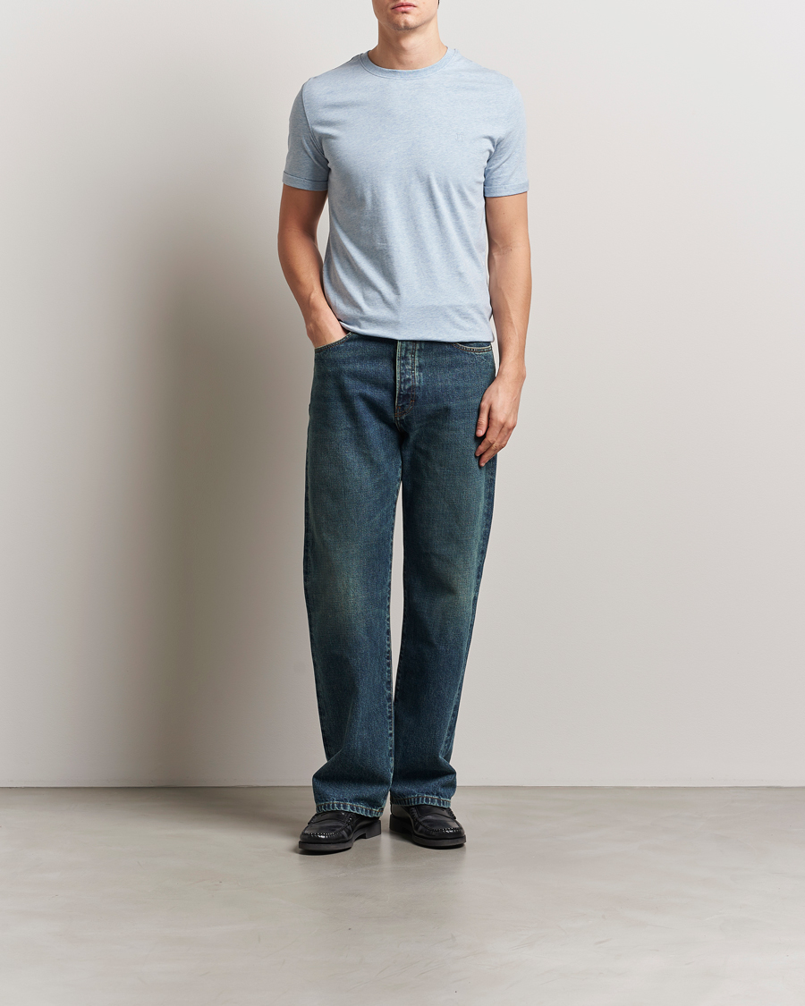 Herren | T-Shirts | LES DEUX | Nørregaard Tonal T-Shirt Xenon Blue Melange