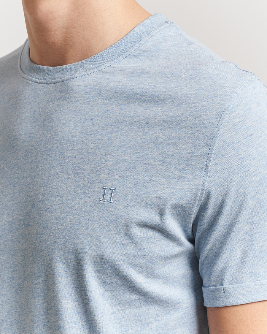 Herren | T-Shirts | LES DEUX | Nørregaard Tonal T-Shirt Xenon Blue Melange
