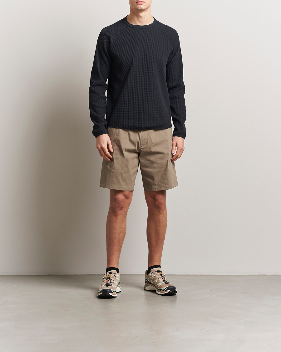 Herren | T-Shirts | Goldwin | WF Light L/S T-Shirt Black