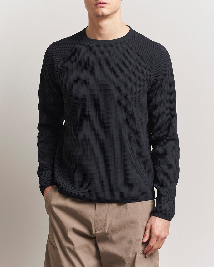 Herren | T-Shirts | Goldwin | WF Light L/S T-Shirt Black