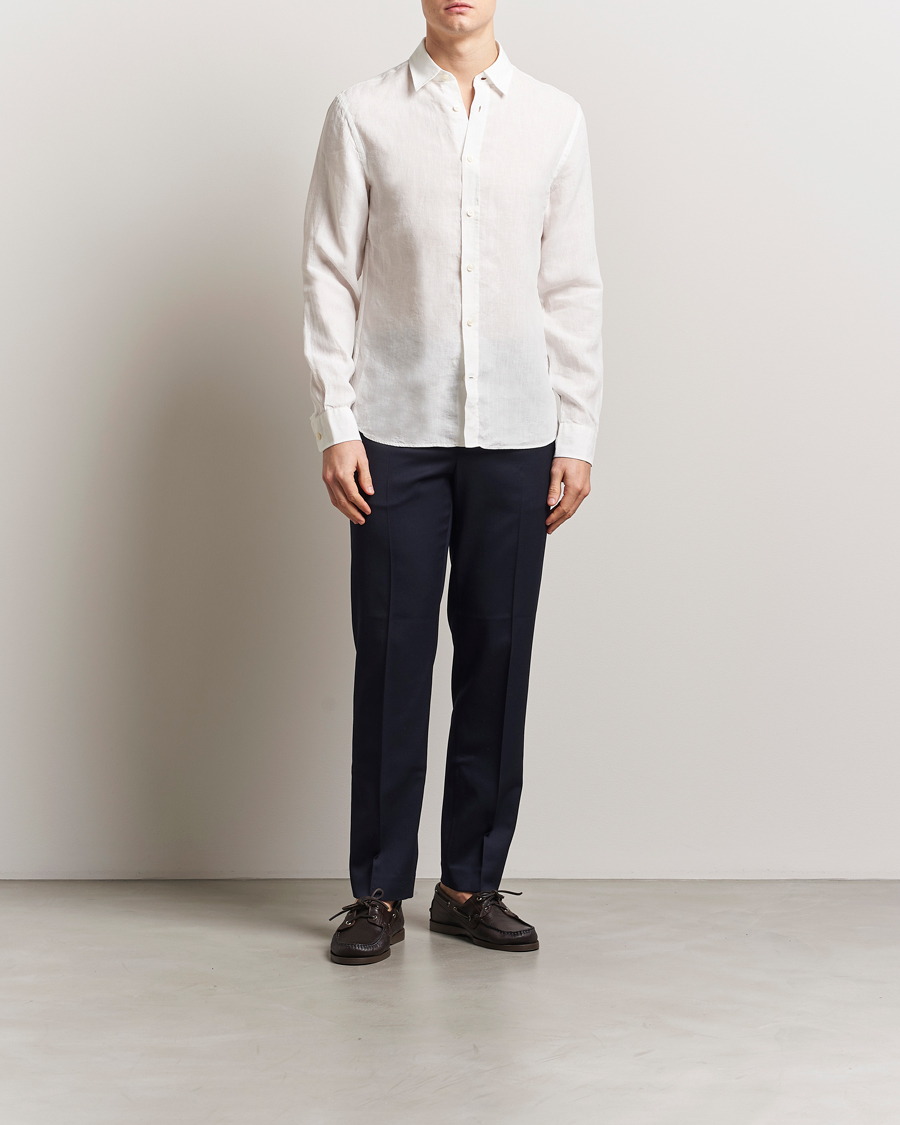 Herren | Hemden | Tiger of Sweden | Spenser Linen Shirt Off White