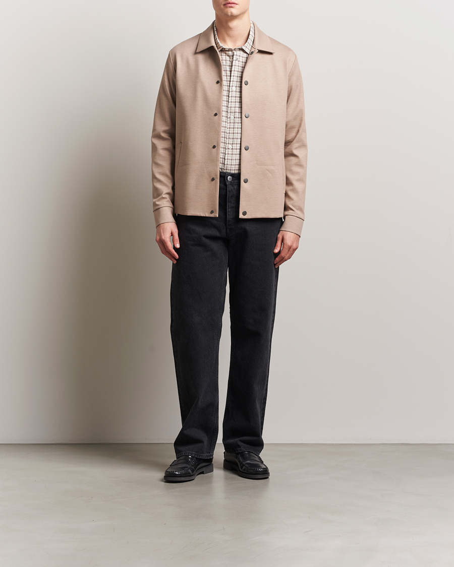 Herren | Jacken | Harris Wharf London | Loro Piana Cavalry Twill Coach Jacket Oat
