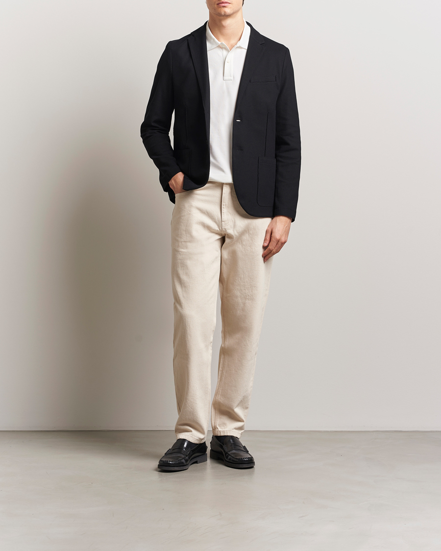 Herren | Sakkos | Harris Wharf London | Loro Piana Honey Comb Blazer Black