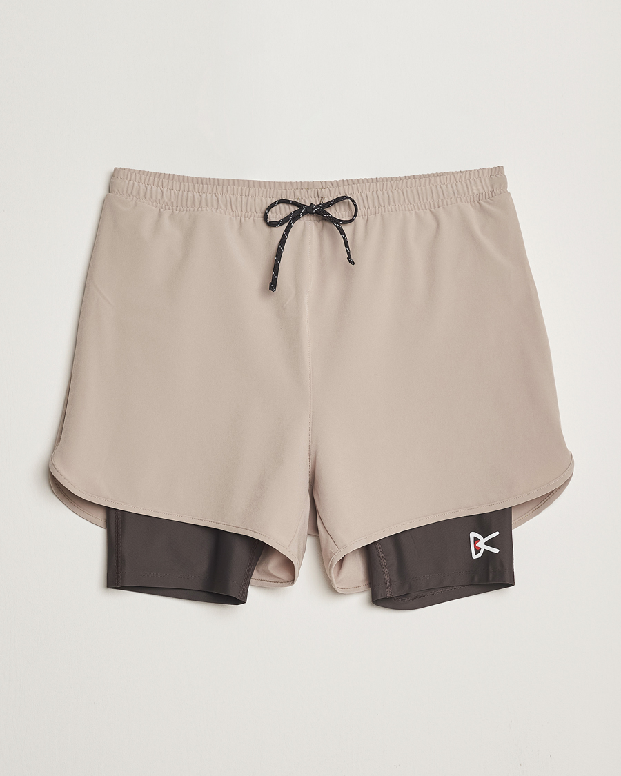 Herren | Shorts | District Vision | Layered Pocket Trail Shorts Khaki