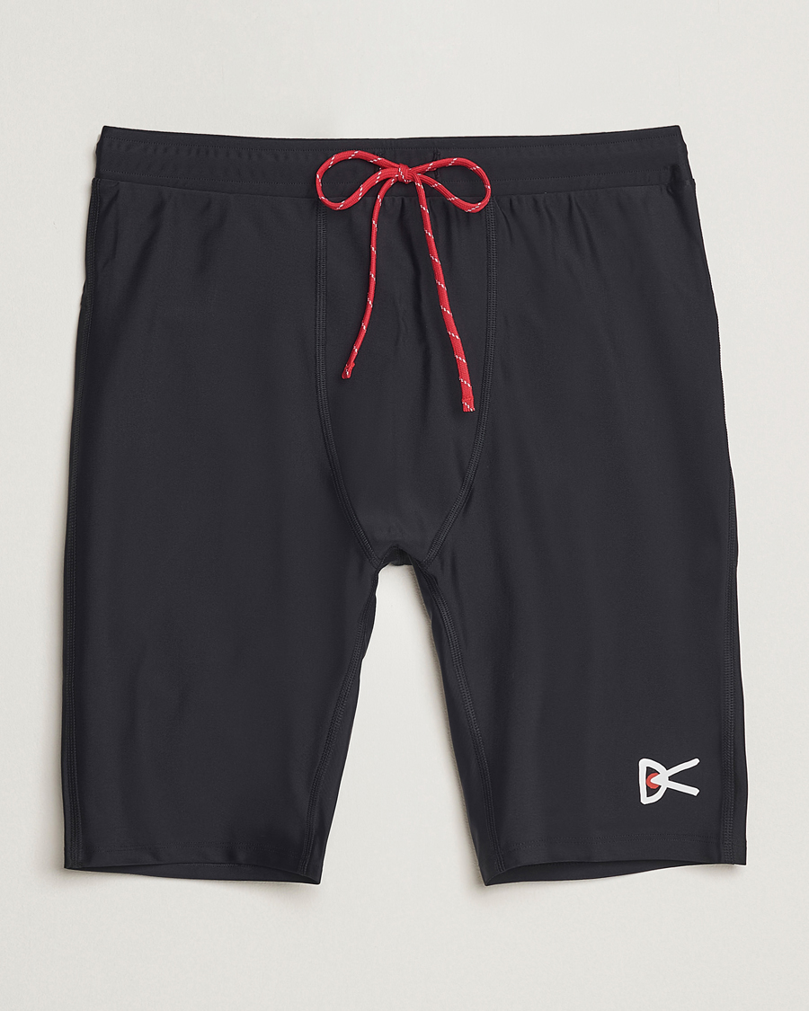 Herren | Shorts | District Vision | 9 Inch Recycled Half Tights Black