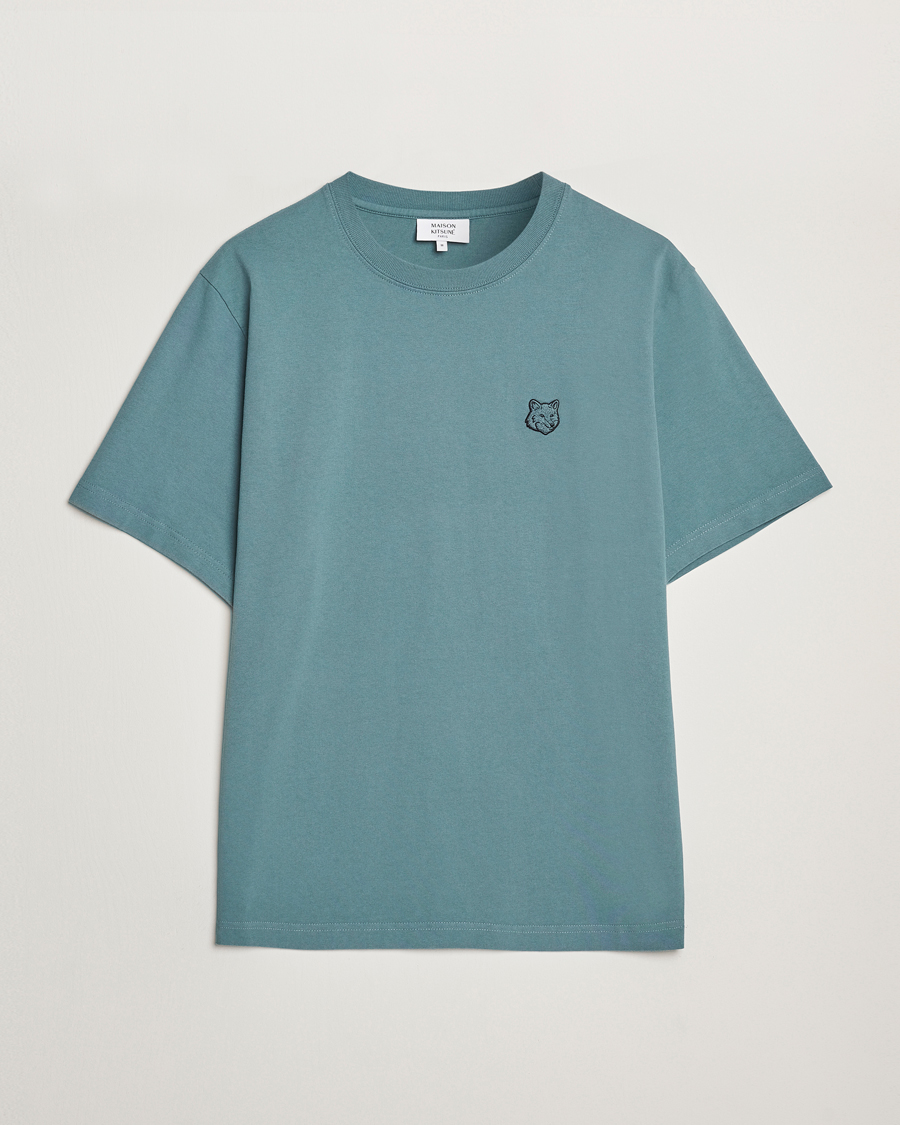 Herren | T-Shirts | Maison Kitsuné | Tonal Fox Head T-Shirt Seine Blue