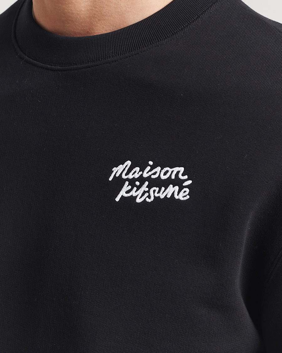 Herren | Pullover | Maison Kitsuné | Handwriting Sweatshirt Black