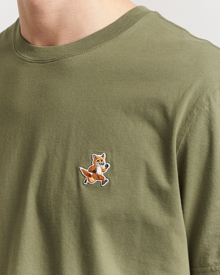 Herren | T-Shirts | Maison Kitsuné | Speedy Fox T-Shirt Bay Leaf