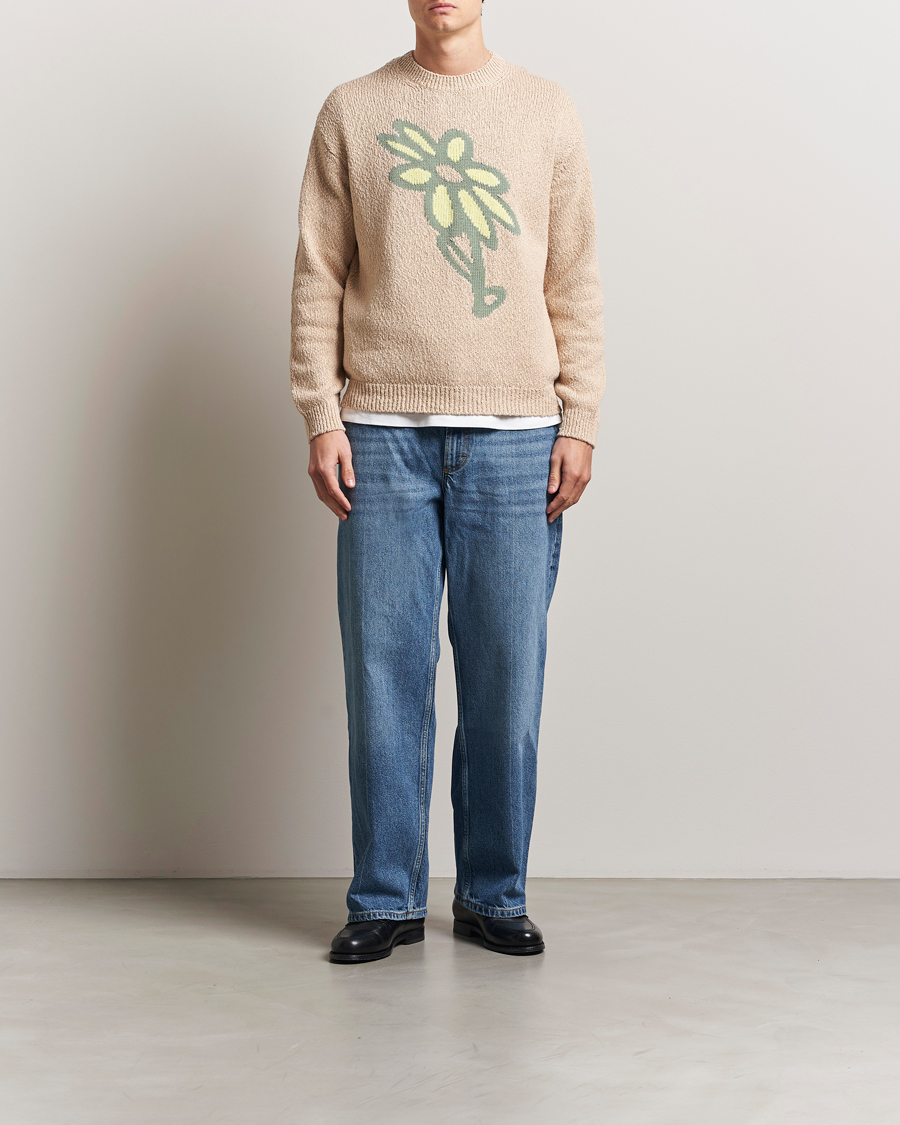 Herren | Pullover | Maison Kitsuné | Abstract Daisy Sweater Dune